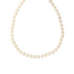 Collier or 750 jaune perles de culture de Chine 45 cm - vue 1