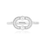 925 zilver en zirkonia ring - bekijk 3