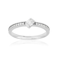 Bague argent 925 et zirconias