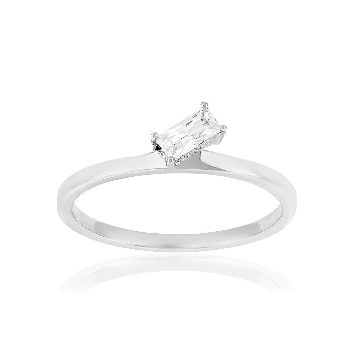 Bague argent 925 et zirconias