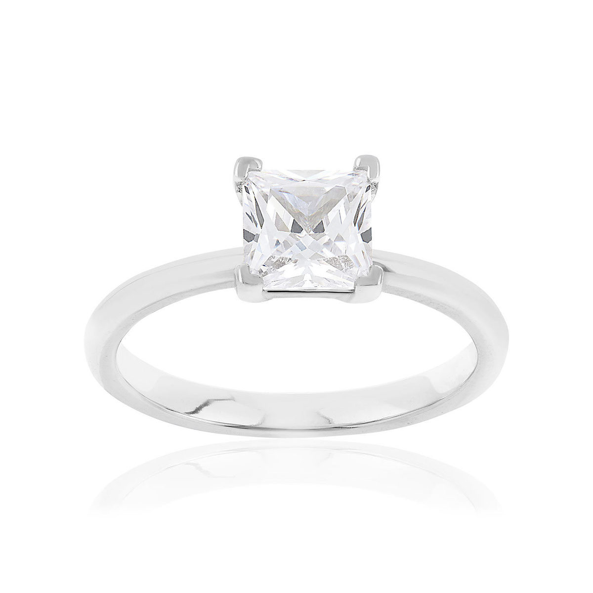 Bague argent 925 et zirconia