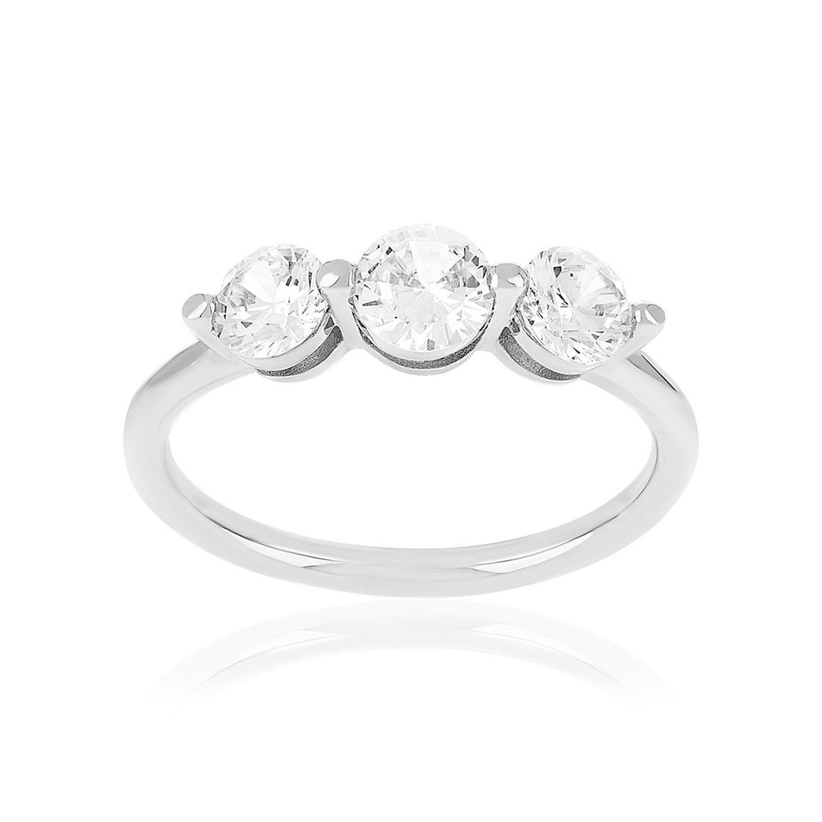 Bague argent 925 et zirconias