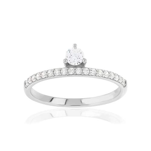 Bague argent 925 et zirconias