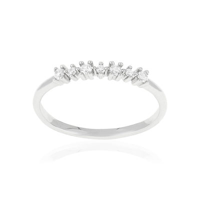 Bague argent 925 et zirconias