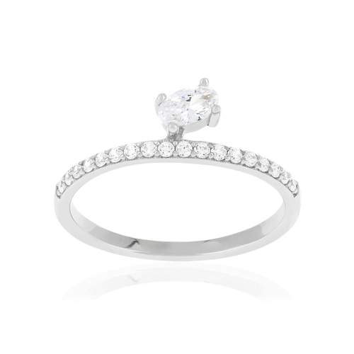 925 silver and zirconia ring