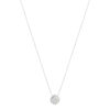 Collier argent 925 nacres rond et zirconias 45cm - vue V2