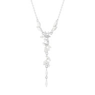 Collier argent 925 et zirconias 45cm