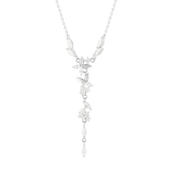 Necklace silver 925 and zirconias 45cm