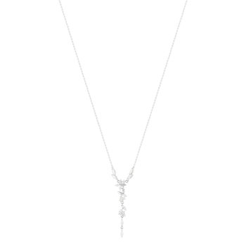 Necklace silver 925 and zirconias 45cm