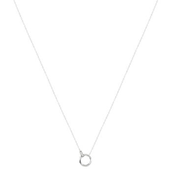 Collier argent 925 et zirconias 45cm