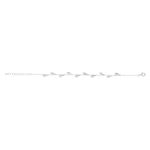 Bracelet argent 925 et zirconias 19cm - vue 2