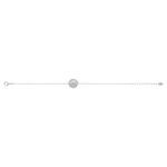 Bracelet argent 925 nacres et zirconias 19cm - vue 2