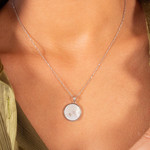 Pendentif argent 925 nacres étoile - vue porté 1