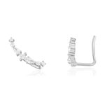 Boucles d'oreilles argent 925 zirconias - vue 1