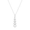 Collier argent 925 et zirconias 45cm - vue V1