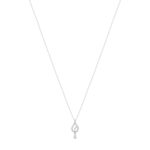Collier argent 925 et zirconias 45cm - vue 2