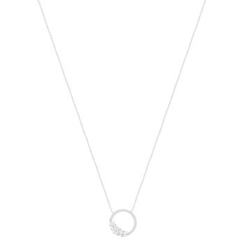 Collier argent 925 et zirconias 45cm
