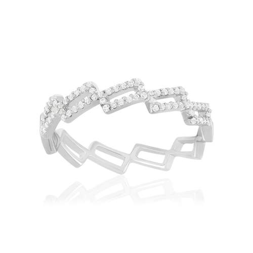 925 silver and zirconia ring