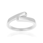 Bague argent 925 et zirconias - vue 1