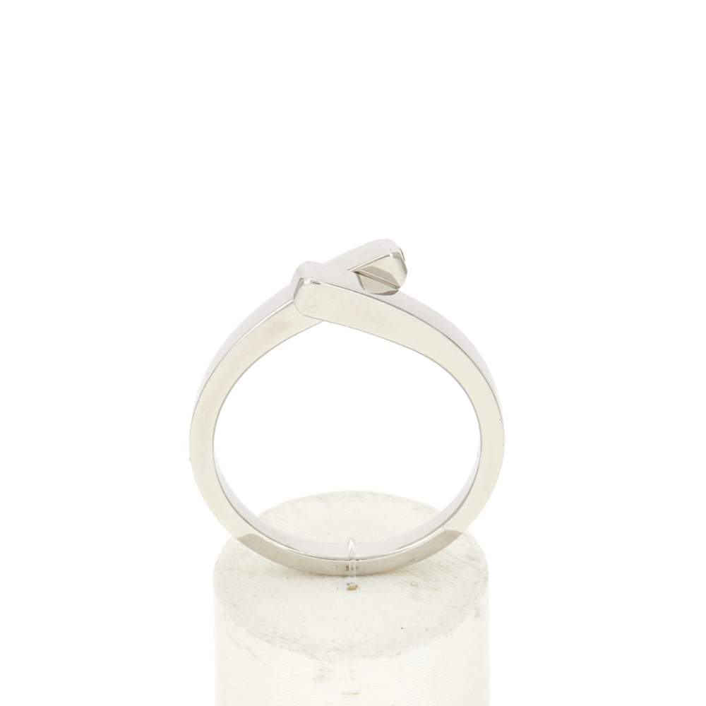 Bague argent 925 et zirconias - vue 1