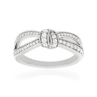 Bague argent 925 et zirconias