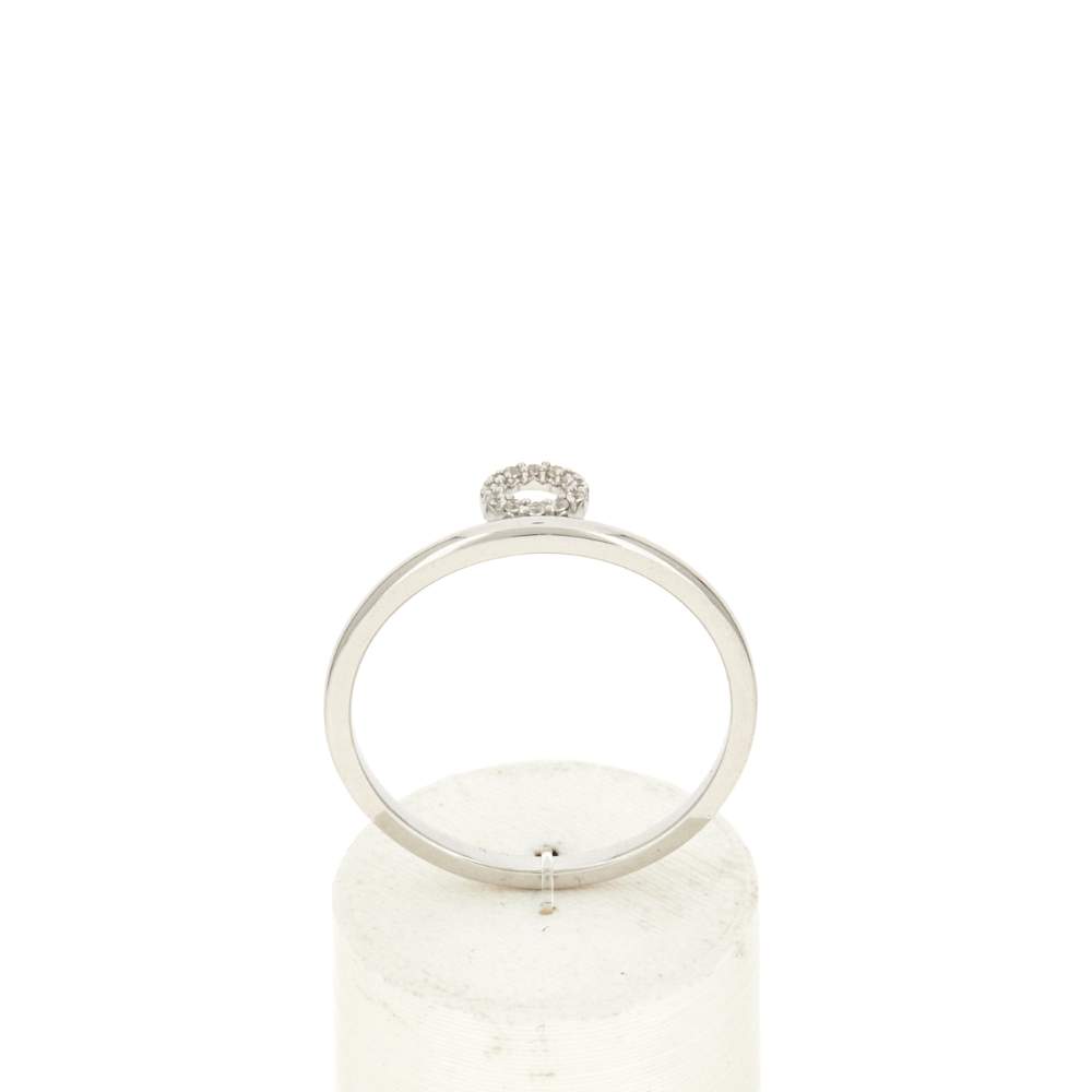 925 sterling silver ring with zirconia stones - view 1