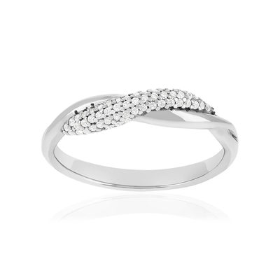 Silver ring 925 zirconias