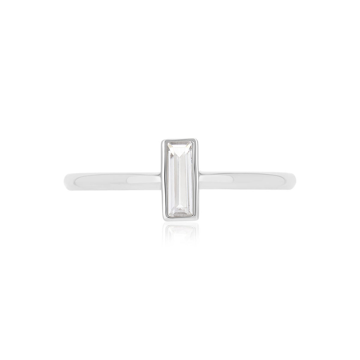 Bague argent 925 zirconia - vue 3