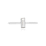 Bague argent 925 zirconia - vue 3