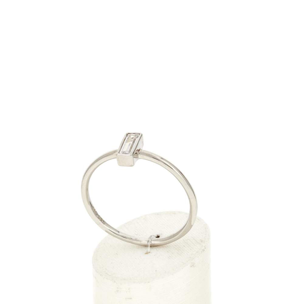 Bague argent 925 zirconia - vue 2
