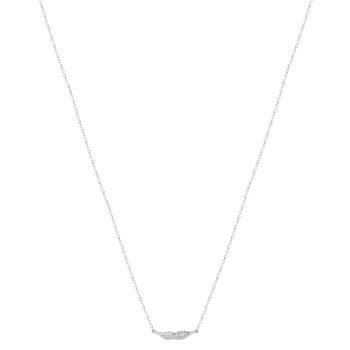 Collier argent 925 et zirconias 45cm