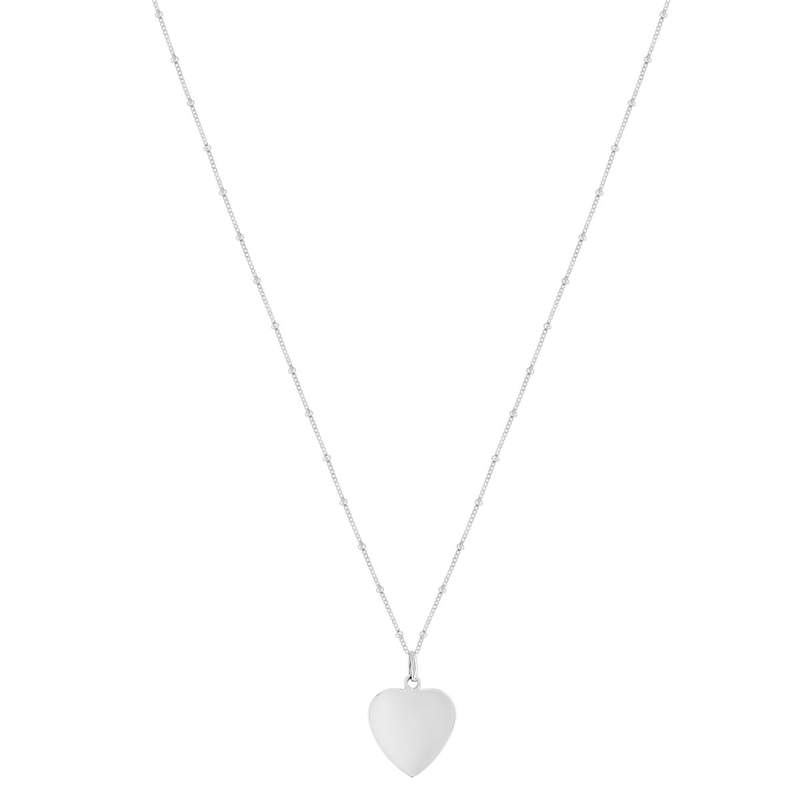 Necklace silver 925 heart 45cm - view 2