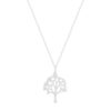 Collier argent 925 arbre de vie 45cm - vue V1