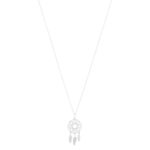 Collier argent 925 motif attrape rêves 45cm - vue 2
