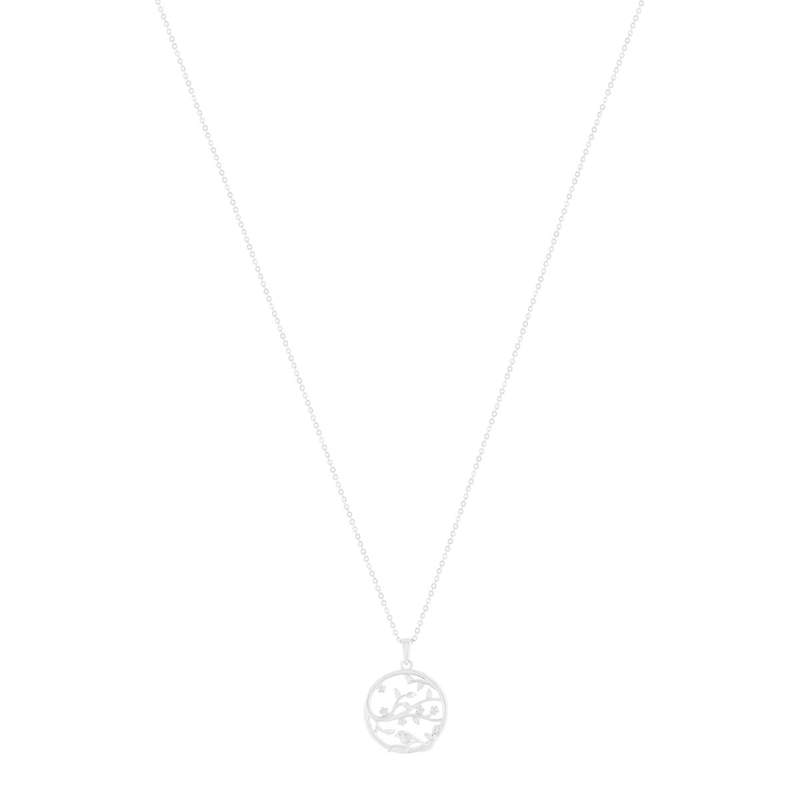 Collier argent 925 motif arbre 45cm - vue 2
