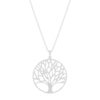 Collier argent 925 motif arbre de vie 45cm - vue V1