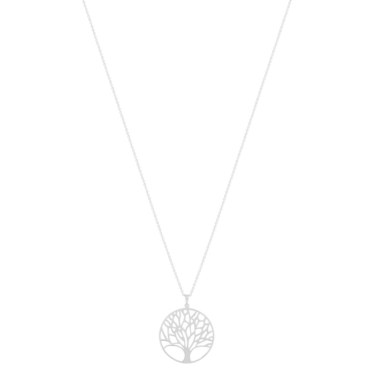 Collier argent 925 motif arbre de vie 45cm - vue 2