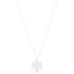 Collier argent 925 motif arbre de vie 45cm - vue 2