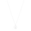 Collier argent 925 motif danseuse 45cm - vue V2