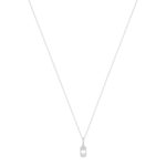 Collier argent 925 coeur 45cm - vue 2
