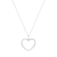 Collier argent 925 coeur 45cm