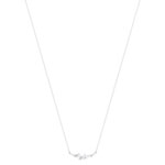 Necklace silver 925 and zirconias 45cm - view 2