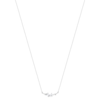 Collier argent 925 et zirconias 45cm