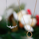 Necklace silver 925 and zirconias 45cm - view D3