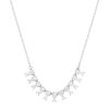 Collier argent 925 et zirconias 45cm - vue V1