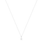 Collier argent 925 étoile 45cm - vue 2