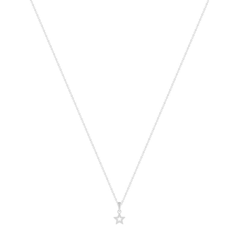 Collier argent 925 étoile 45cm - vue 2