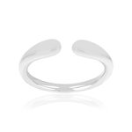 Bague argent 925 ouverte - vue 1