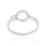 Bague argent 925 et zirconias