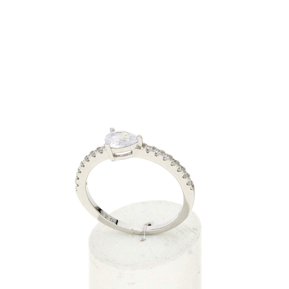 925 silver and zirconia ring - view 2